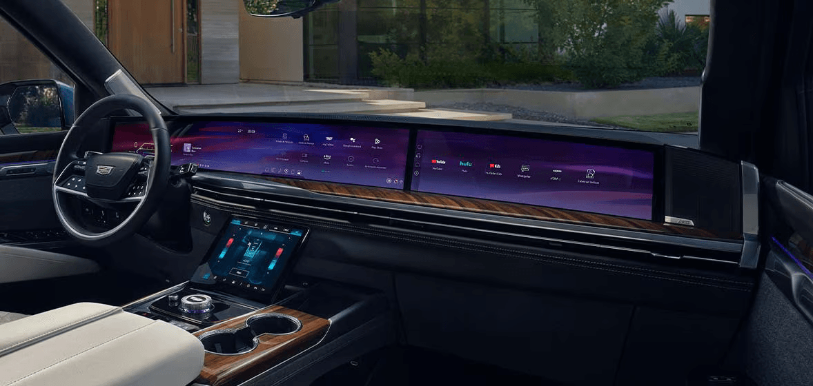 Luxury redefined with a 55-inch curved display.